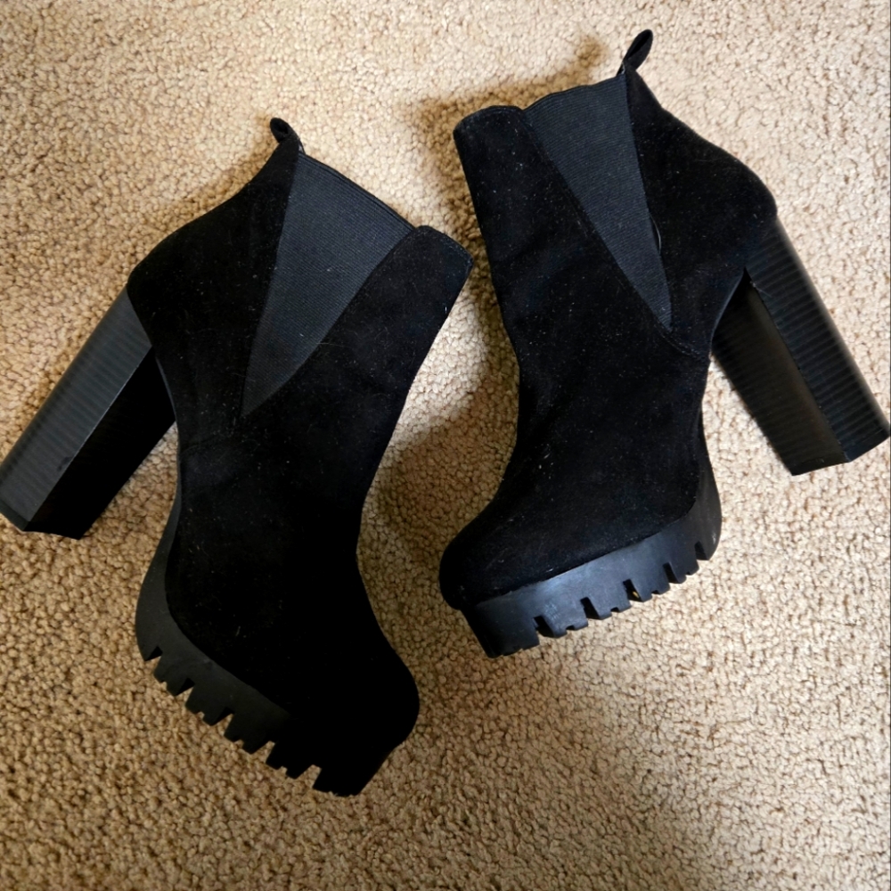 Wild Diva chunky boots